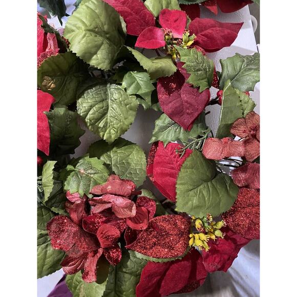 Holiday Candle Rings (4) Pine Berry Christmas Home Decor Gathering Various Sizes - Picture 6 of 16